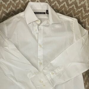 Michael Kors Boy's Crisp White Dress Shirt